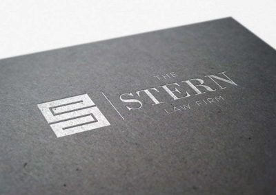 The Stern Law Firm logo design