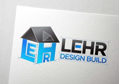 Lehr Design Build logo design