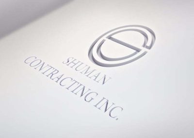 Shuman Contracting, Inc. logo design
