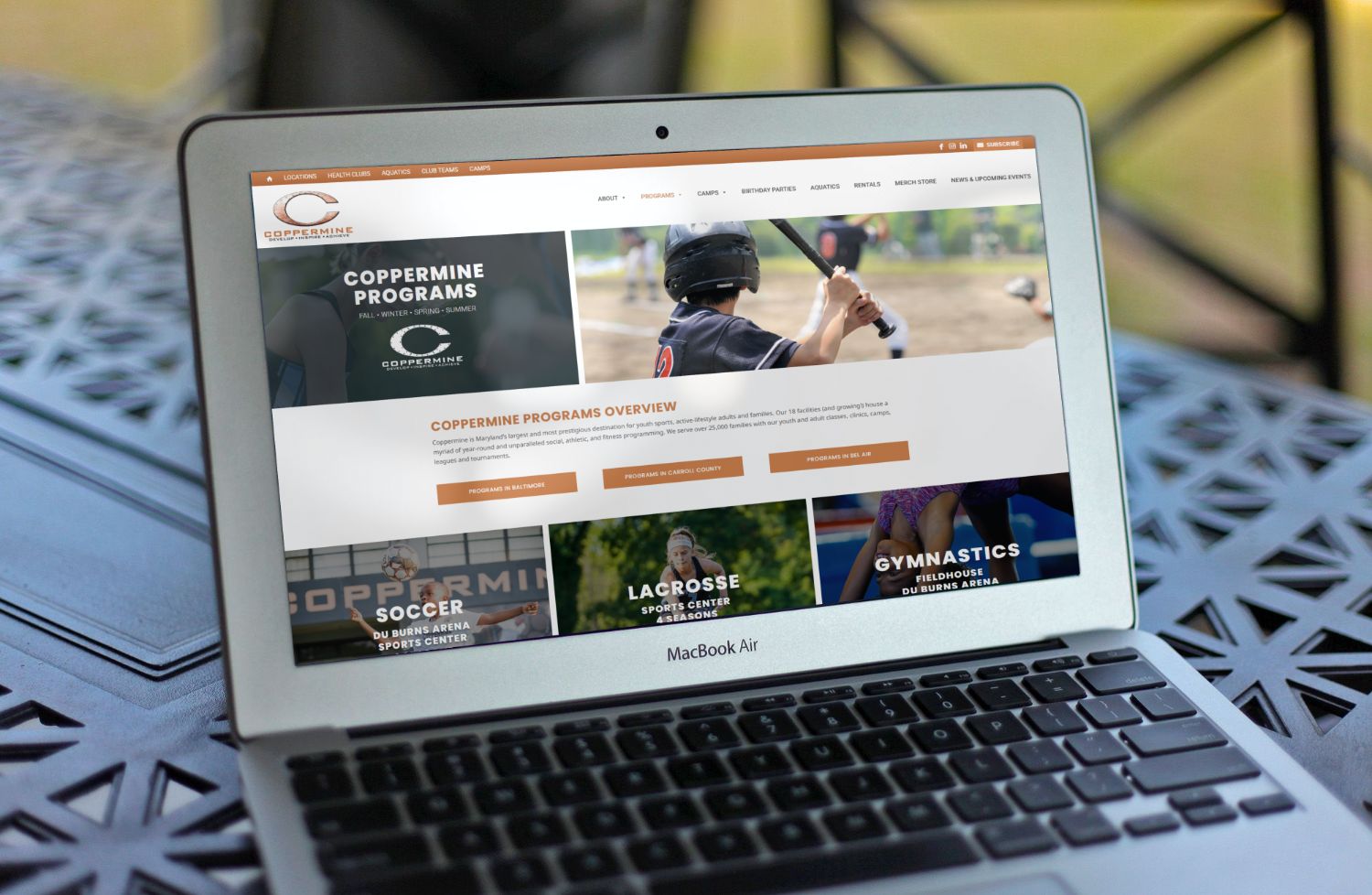 Coppermine Fieldhouse website