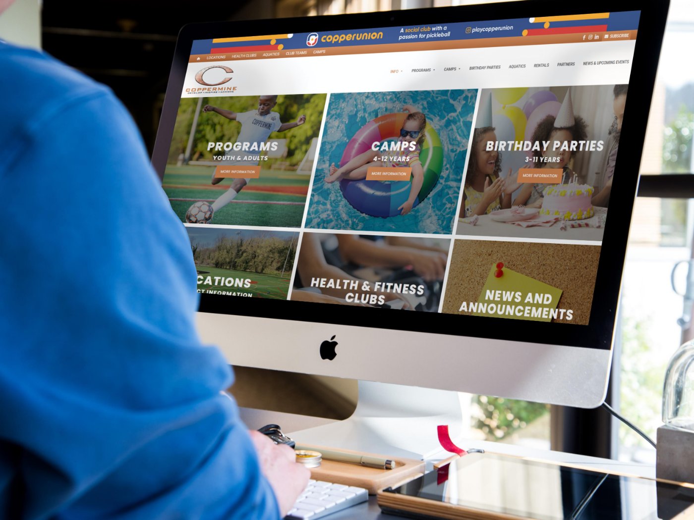 coppermine_homepage Madden Industries website build